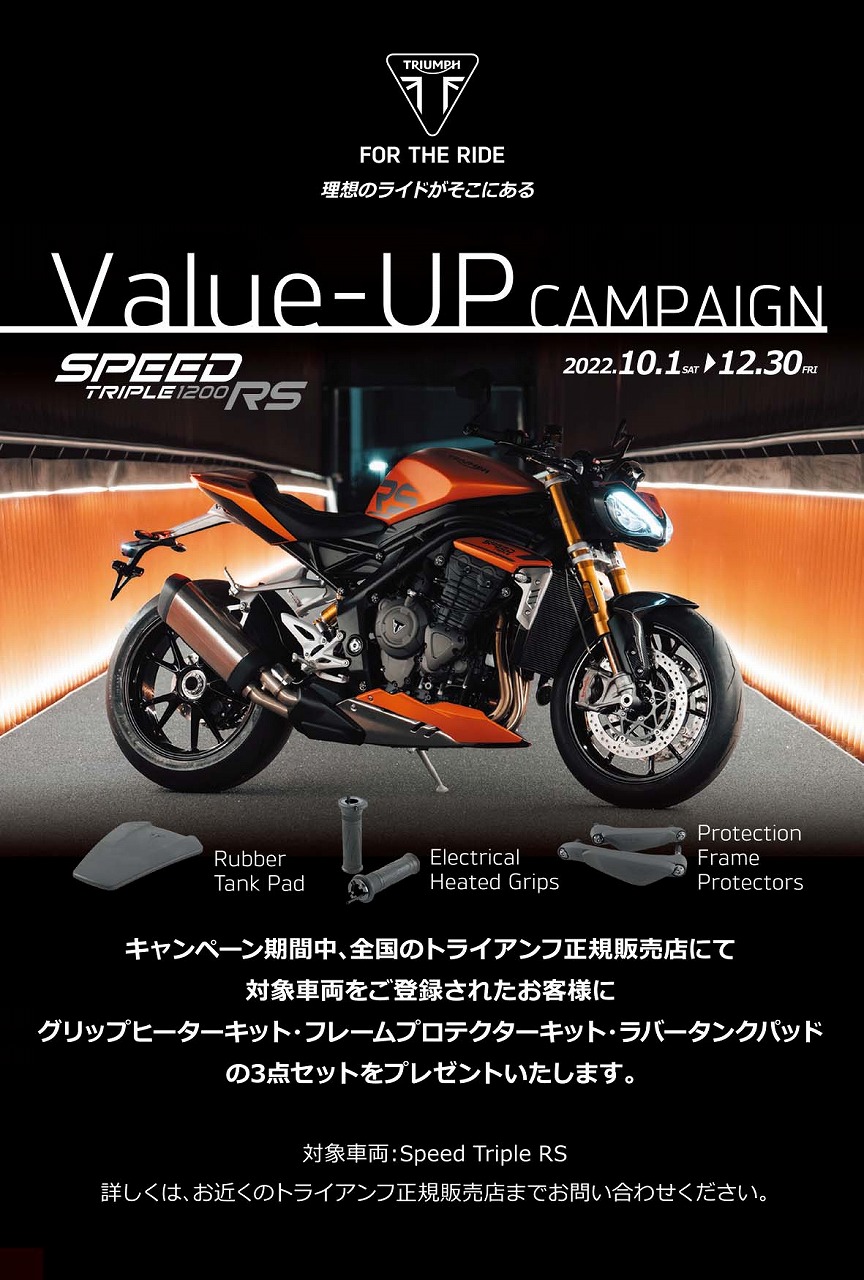 スピードトリプルRS 狭かっ ヒートグリップ