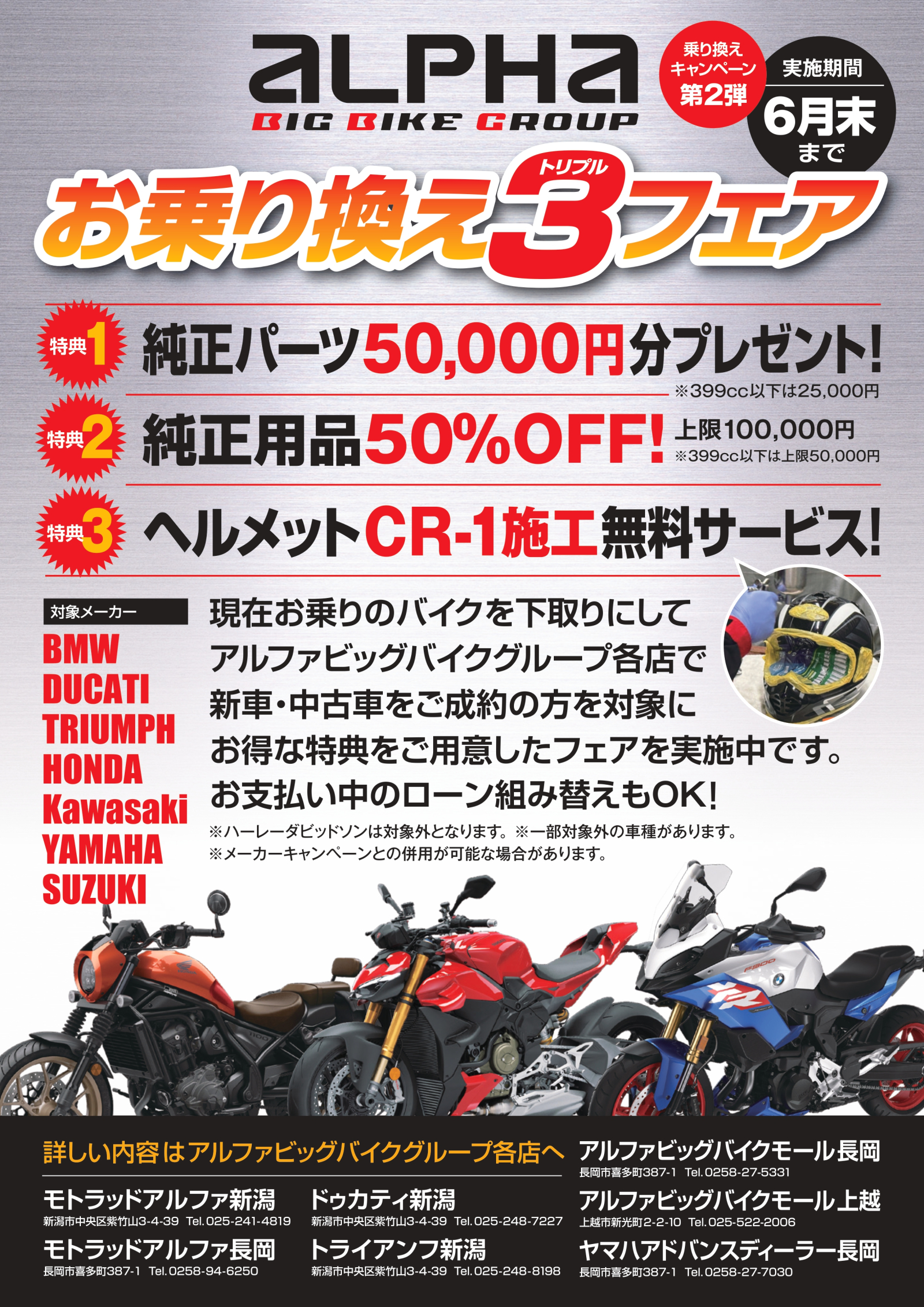 バイク下取りでお得にお乗り換え！！│アルファ：ALPHA Big Bike Group